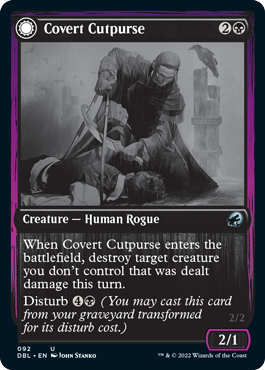 Magic | Covert Cutpurse // Covetous Geist [Innistrad: Double Feature] | The Nerd Merchant