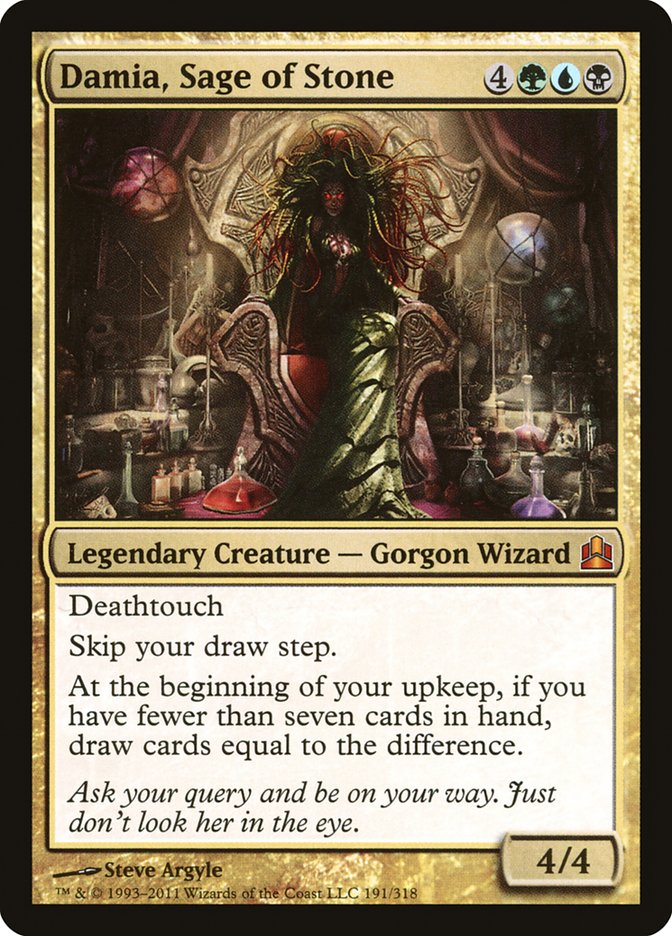 Magic | Damia, Sage of Stone [Commander 2011] | The Nerd Merchant