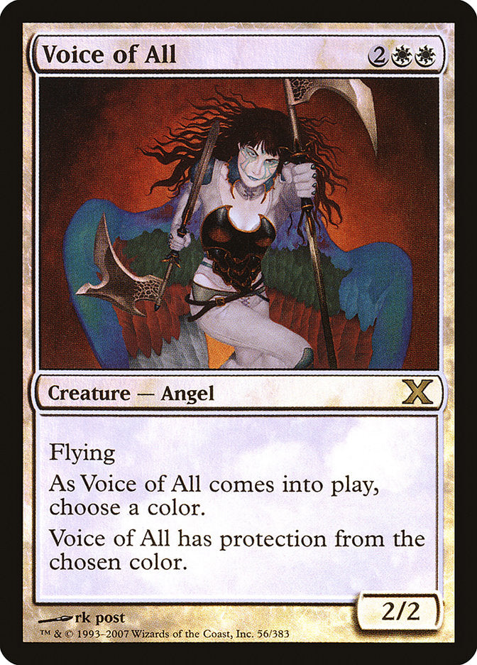 Magic | Voice of All (Premium Foil) [Tenth Edition] | The Nerd Merchant
