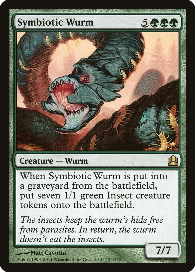Magic | Symbiotic Wurm [Commander 2011] | The Nerd Merchant