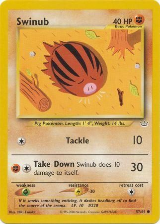 Pokemon | Swinub (57/64) [Neo Revelation Unlimited] | The Nerd Merchant
