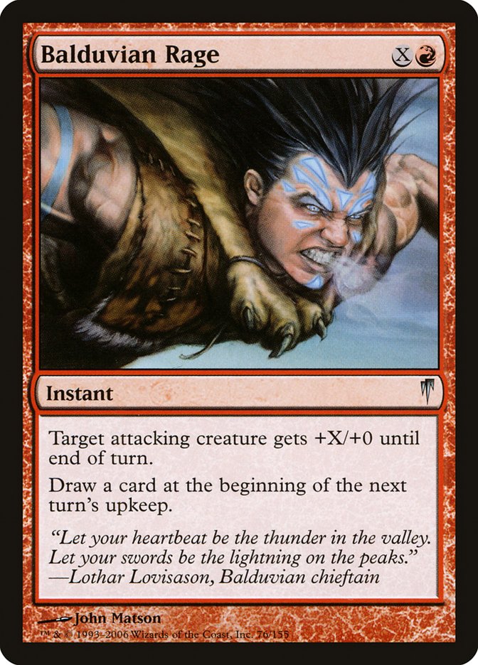 Magic | Balduvian Rage [Coldsnap] | The Nerd Merchant