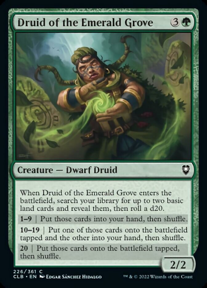 Magic | Druid of the Emerald Grove [Commander Legends: Battle for Baldur's Gate] | The Nerd Merchant