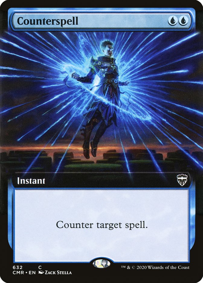 Magic | Counterspell (Extended Art) [Commander Legends] | The Nerd Merchant