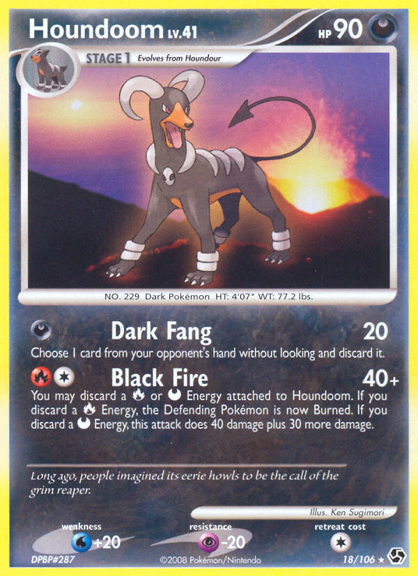 Pokemon | Houndoom (18/106) [Diamond & Pearl: Great Encounters] | The Nerd Merchant