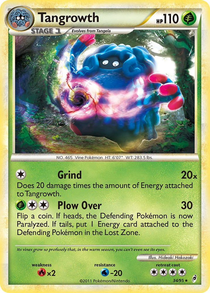 Pokemon | Tangrowth (34/95) (Theme Deck Exclusive) [HeartGold & SoulSilver: Call of Legends] | The Nerd Merchant