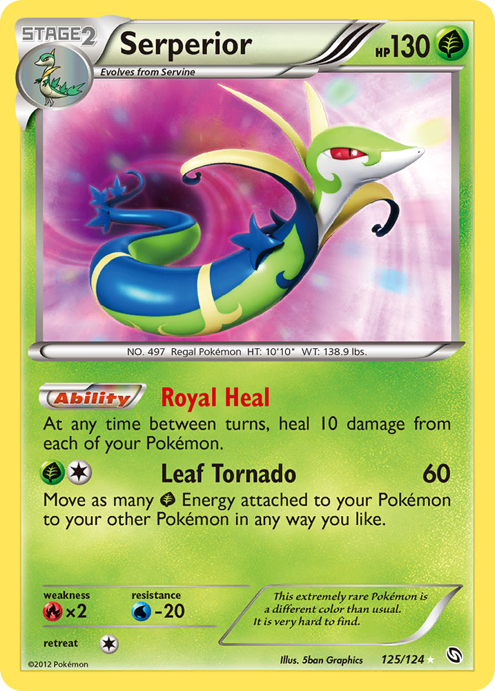 Pokemon | Serperior (125/124) [Black & White: Dragons Exalted] | The Nerd Merchant