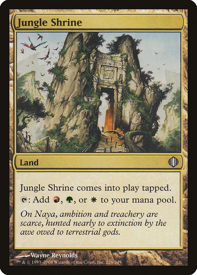 Magic | Jungle Shrine [Shards of Alara] | The Nerd Merchant