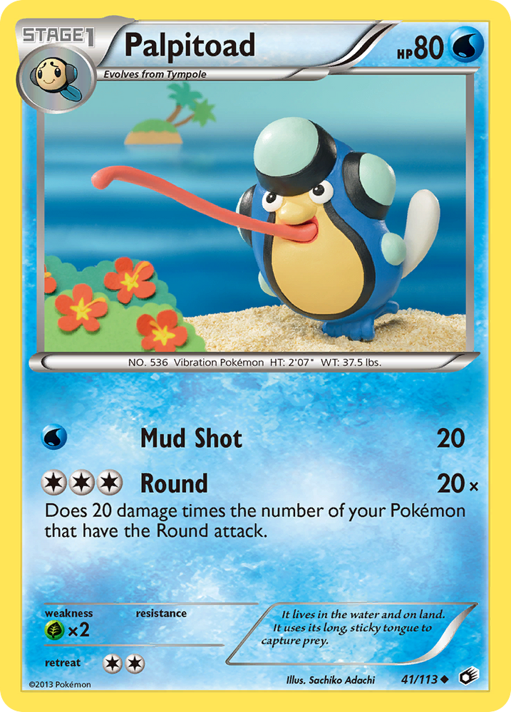 Pokemon | Palpitoad (41/113) [Black & White: Legendary Treasures] | The Nerd Merchant