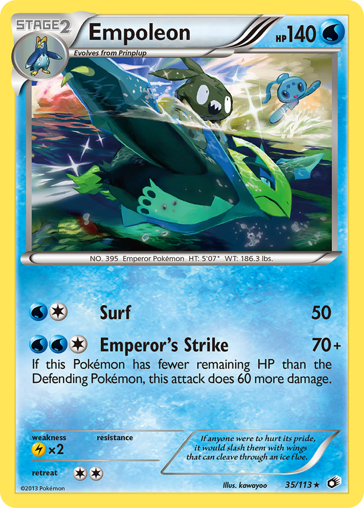 Pokemon | Empoleon (35/113) [Black & White: Legendary Treasures] | The Nerd Merchant