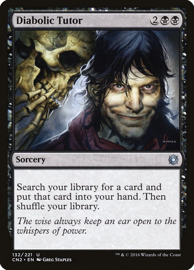 Magic | Diabolic Tutor [Conspiracy: Take the Crown] | The Nerd Merchant
