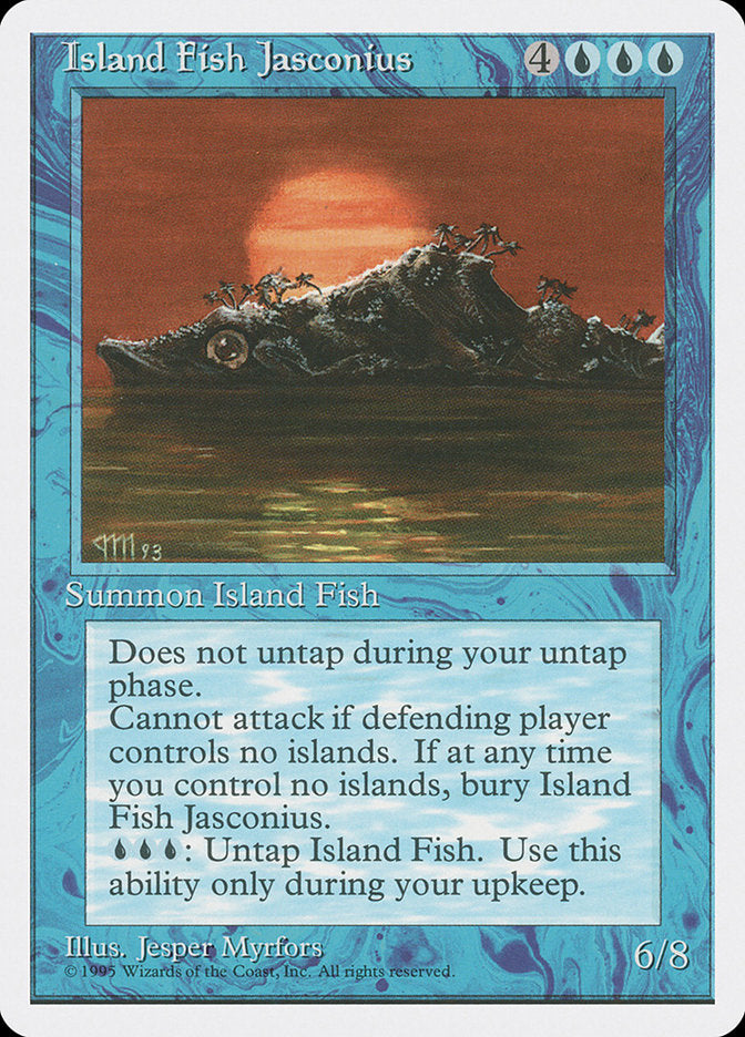 Magic | Island Fish Jasconius [Fourth Edition] | The Nerd Merchant
