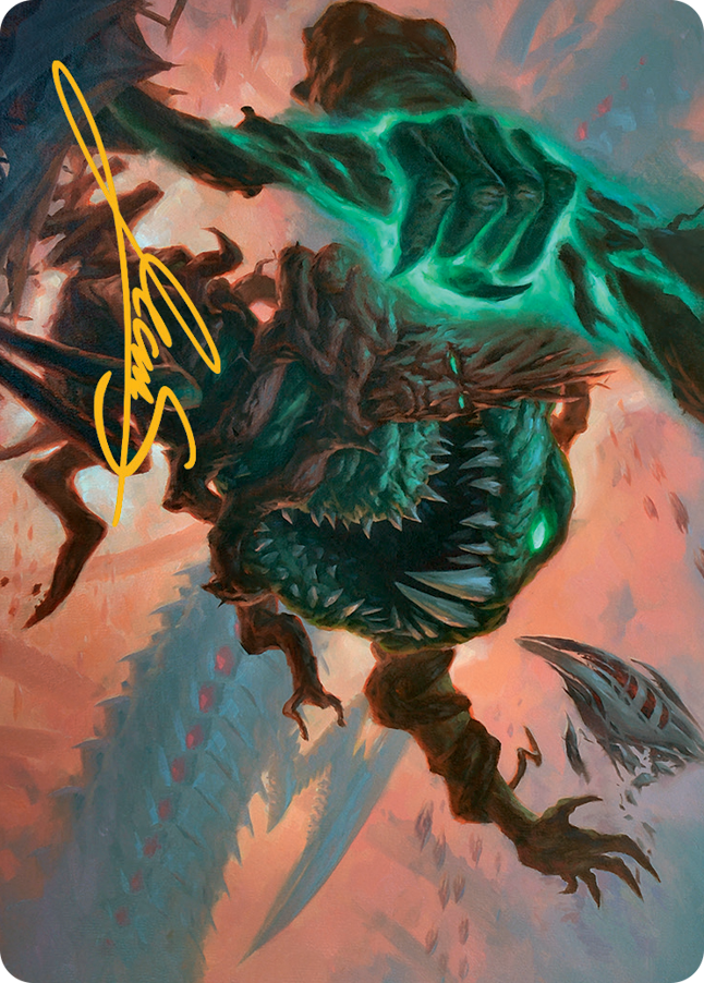 Magic | Yargle and Multani Art Card (Gold-Stamped Signature) [March of the Machine Art Series] | The Nerd Merchant