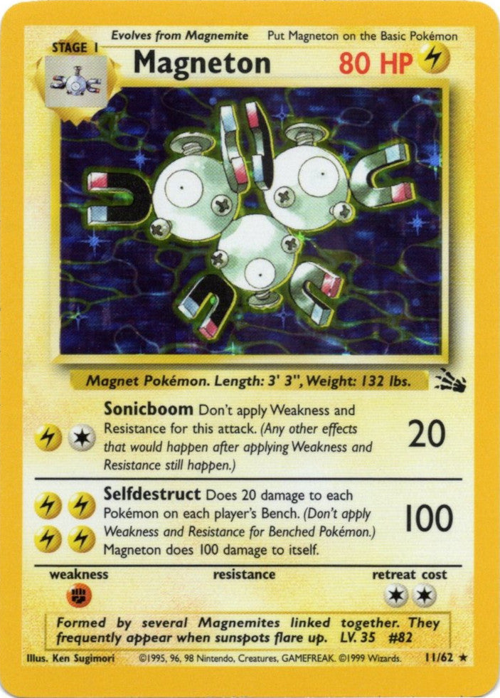 Pokemon | Magneton (11/62) [Fossil Unlimited] | The Nerd Merchant