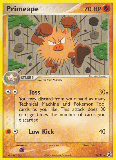 Pokemon | Primeape (28/112) [EX: FireRed & LeafGreen] | The Nerd Merchant