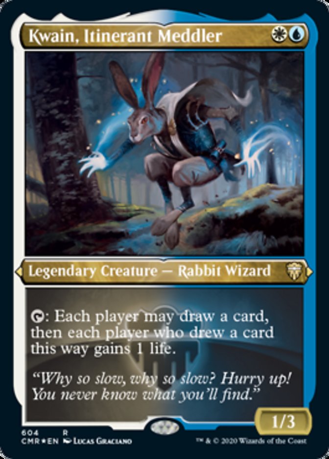 Magic | Kwain, Itinerant Meddler (Etched) [Commander Legends] | The Nerd Merchant