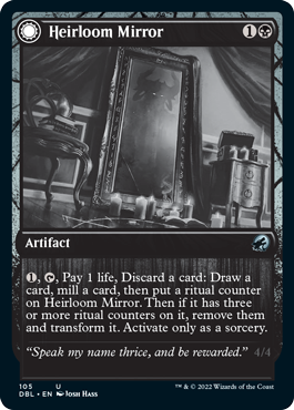 Magic | Heirloom Mirror // Inherited Fiend [Innistrad: Double Feature] | The Nerd Merchant