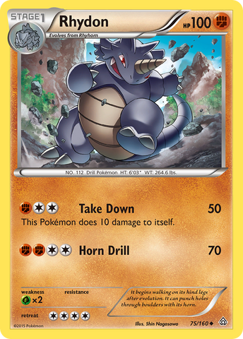 Pokemon | Rhydon (75/160) [XY: Primal Clash] | The Nerd Merchant