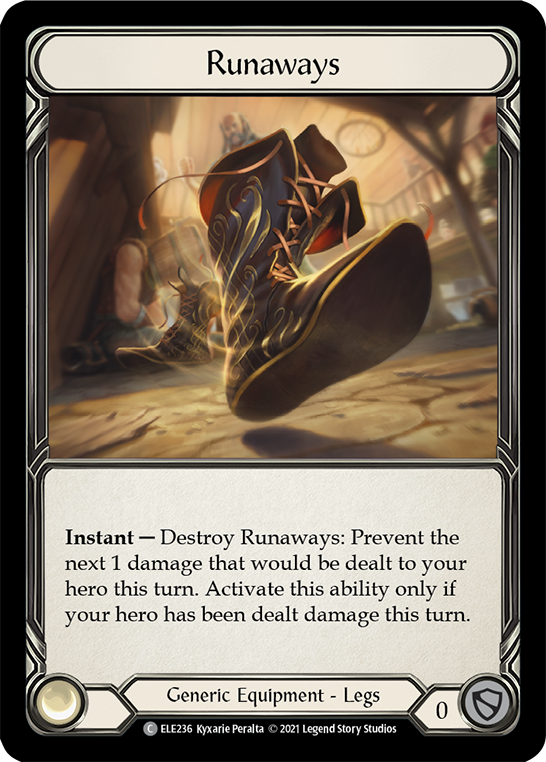 Flesh and Blood TCG | Runaways [ELE236] (Tales of Aria)  1st Edition Cold Foil | The Nerd Merchant