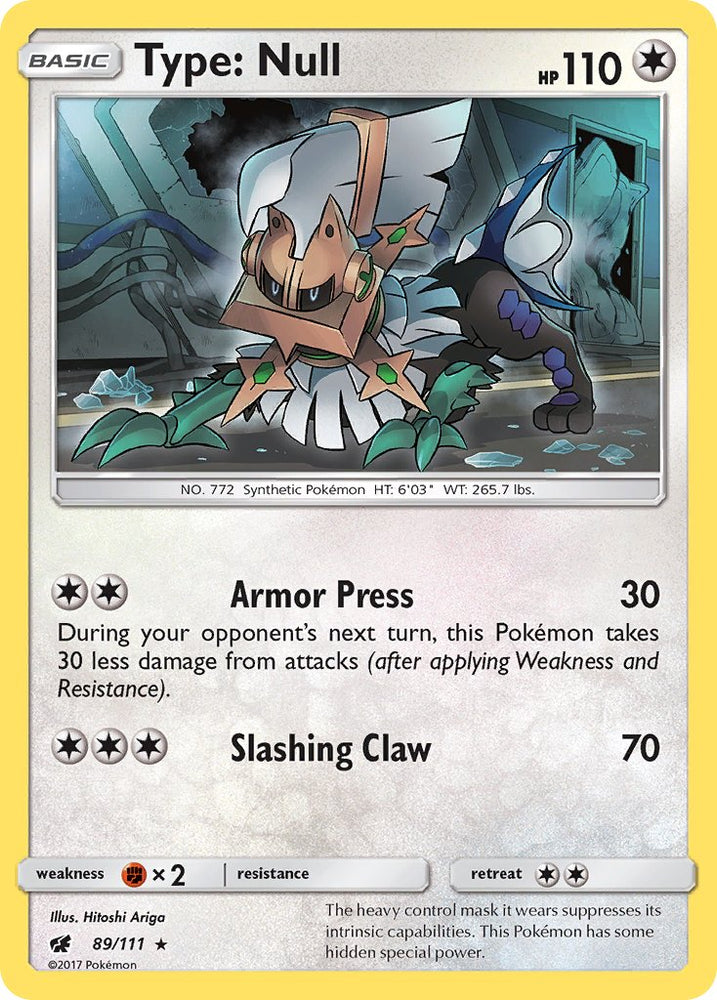 Pokemon | Type: Null (89/111) (Theme Deck Exclusive) [Sun & Moon: Crimson Invasion] | The Nerd Merchant