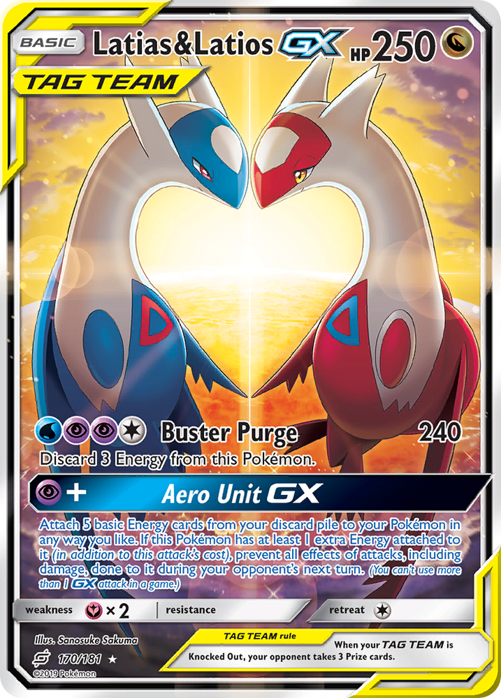 Pokemon | Latias & Latios GX (170/181) [Sun & Moon: Team Up] | The Nerd Merchant