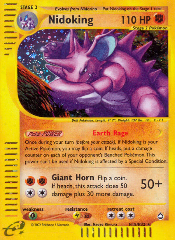 Pokemon | Nidoking (H18/H32) [Aquapolis] | The Nerd Merchant