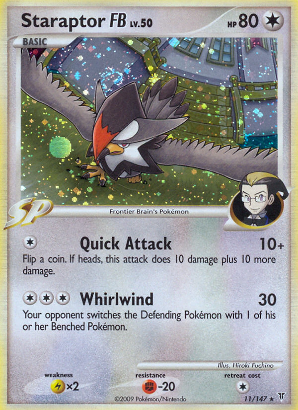 Pokemon | Staraptor FB (11/147) [Platinum: Supreme Victors] | The Nerd Merchant