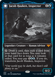 Magic | Jacob Hauken, Inspector // Hauken's Insight [Innistrad: Double Feature] | The Nerd Merchant
