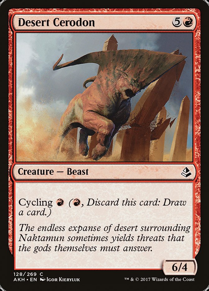 Magic | Desert Cerodon [Amonkhet] | The Nerd Merchant