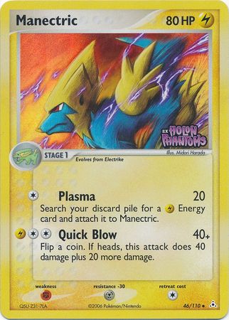 Pokemon | Manectric (46/110) (Stamped) [EX: Holon Phantoms] | The Nerd Merchant
