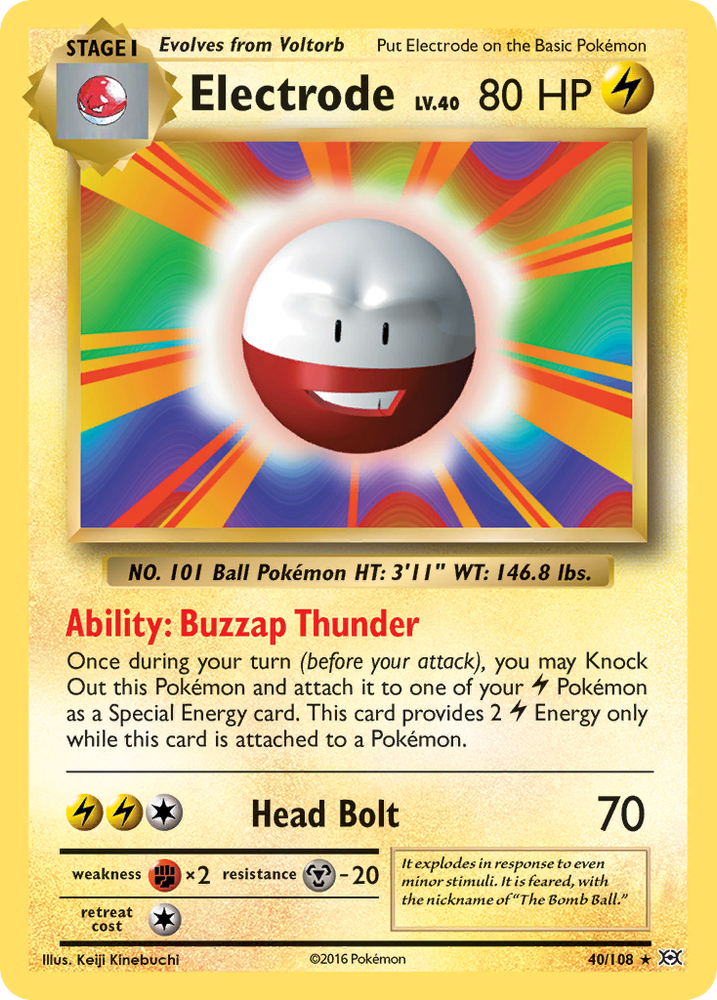 Pokemon | Electrode (40/108) [XY: Evolutions] | The Nerd Merchant