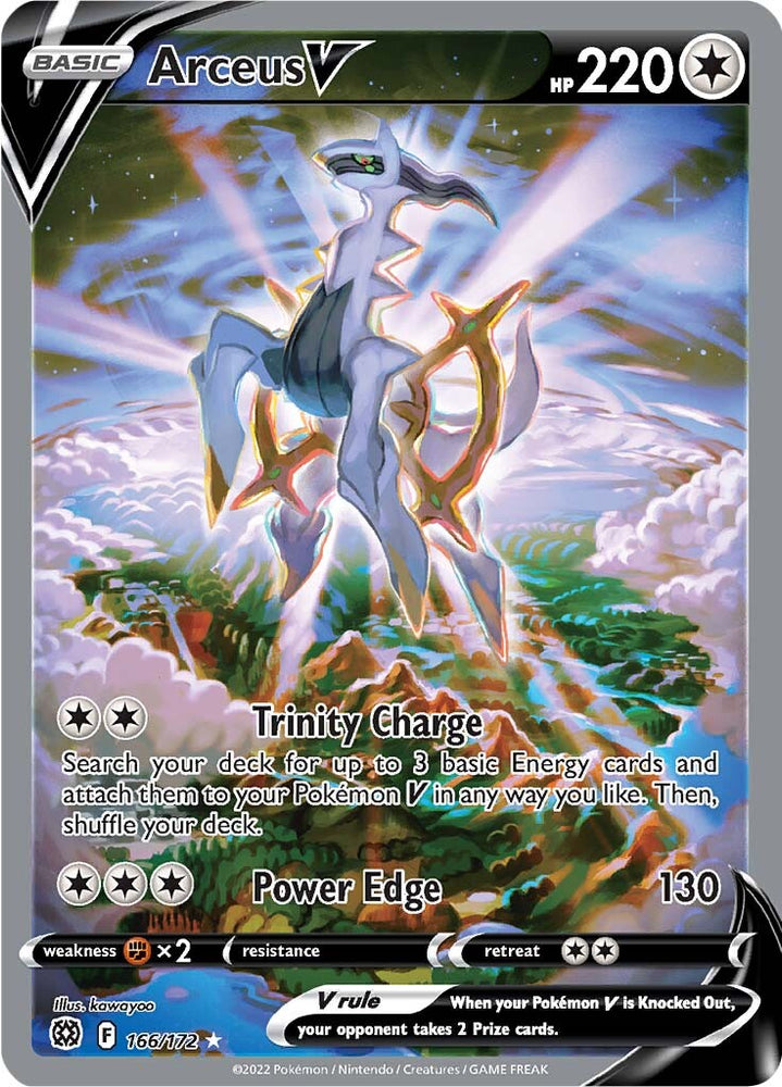 Pokemon | Arceus V (166/172) [Sword & Shield: Brilliant Stars] | The Nerd Merchant