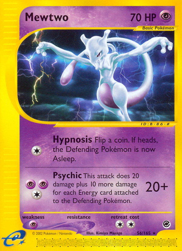 Pokemon | Mewtwo (56/165) [Expedition: Base Set] | The Nerd Merchant