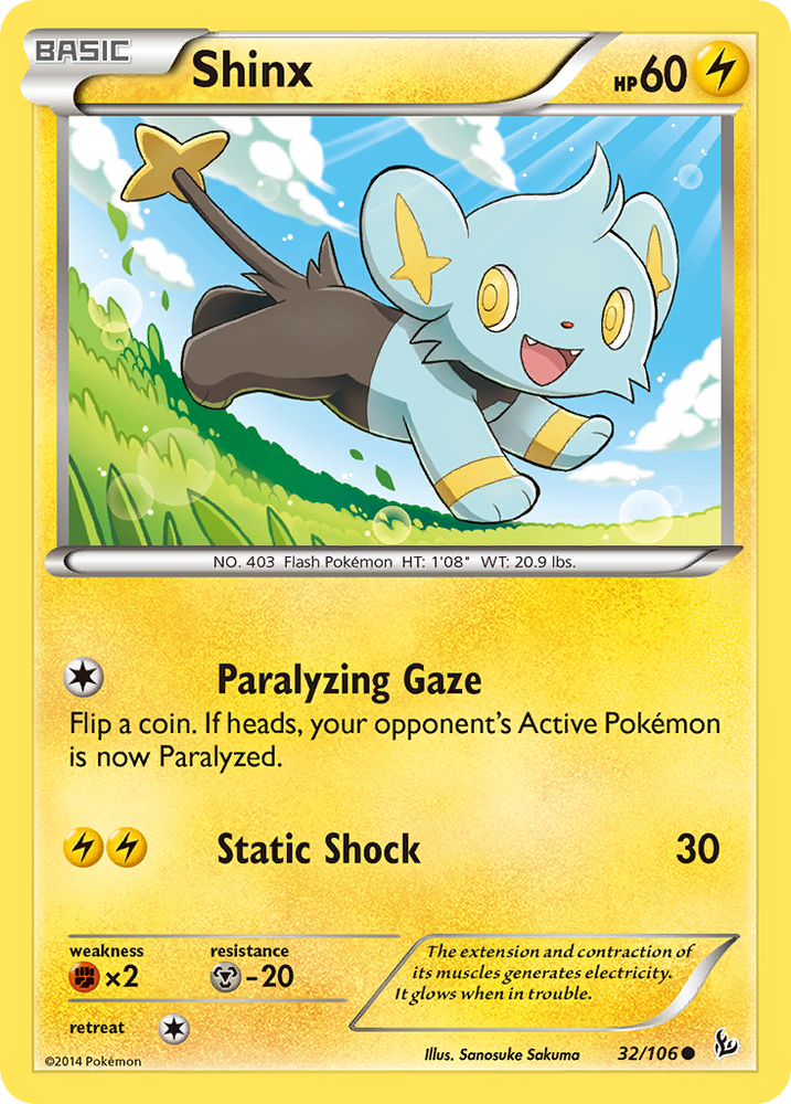 Pokemon | Shinx (32/106) [XY: Flashfire] | The Nerd Merchant