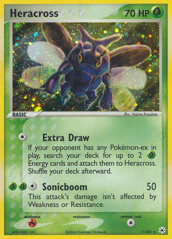 Pokemon | Heracross (7/101) [EX: Hidden Legends] | The Nerd Merchant