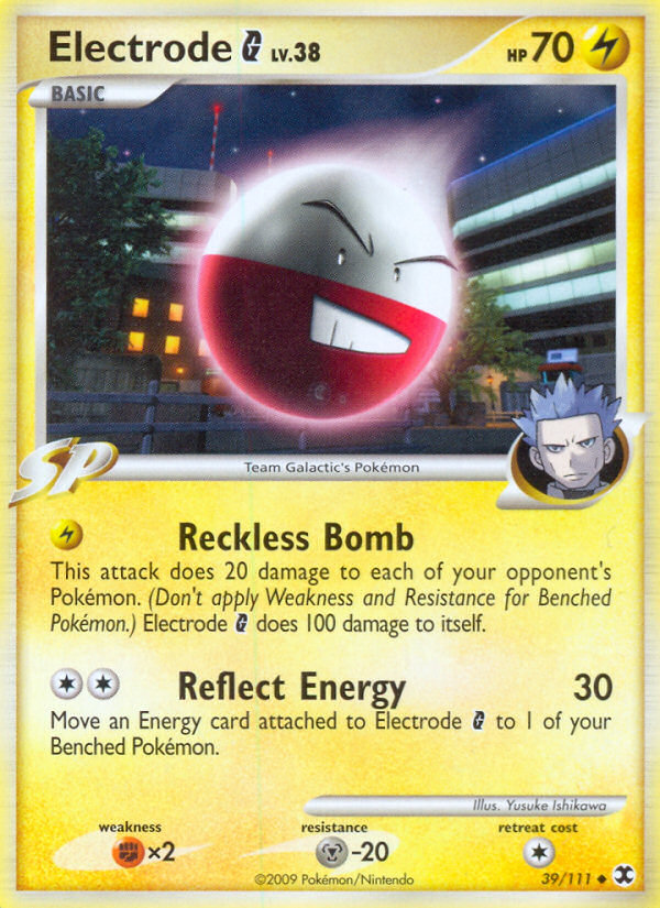 Pokemon | Electrode G (39/111) [Platinum: Rising Rivals] | The Nerd Merchant