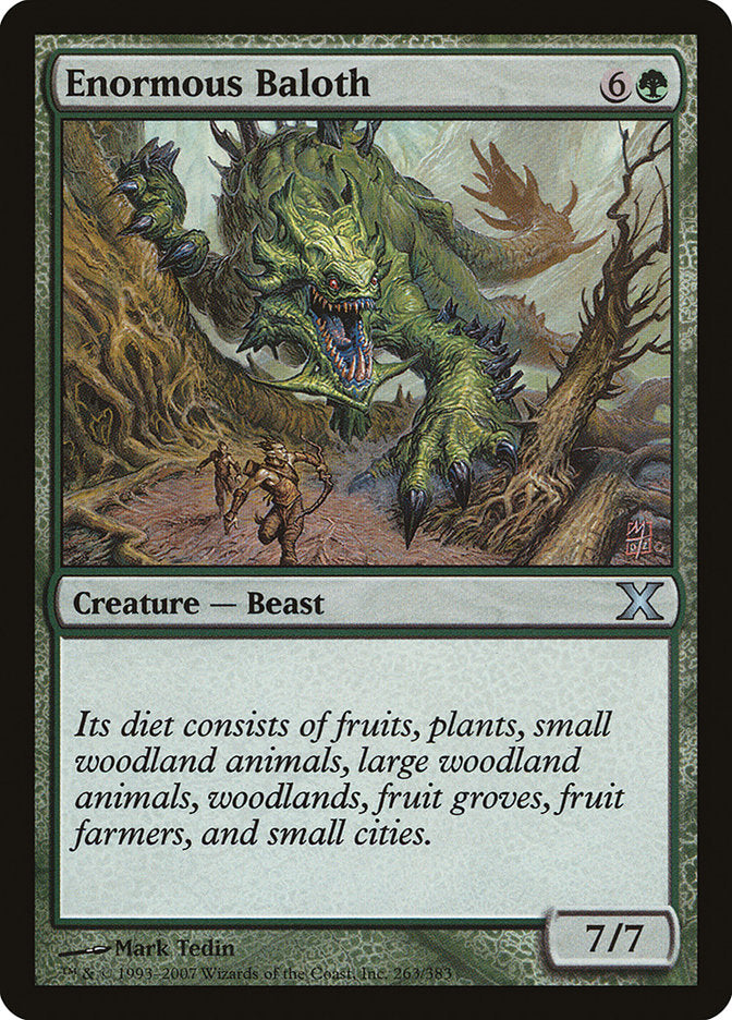Magic | Enormous Baloth [Tenth Edition] | The Nerd Merchant