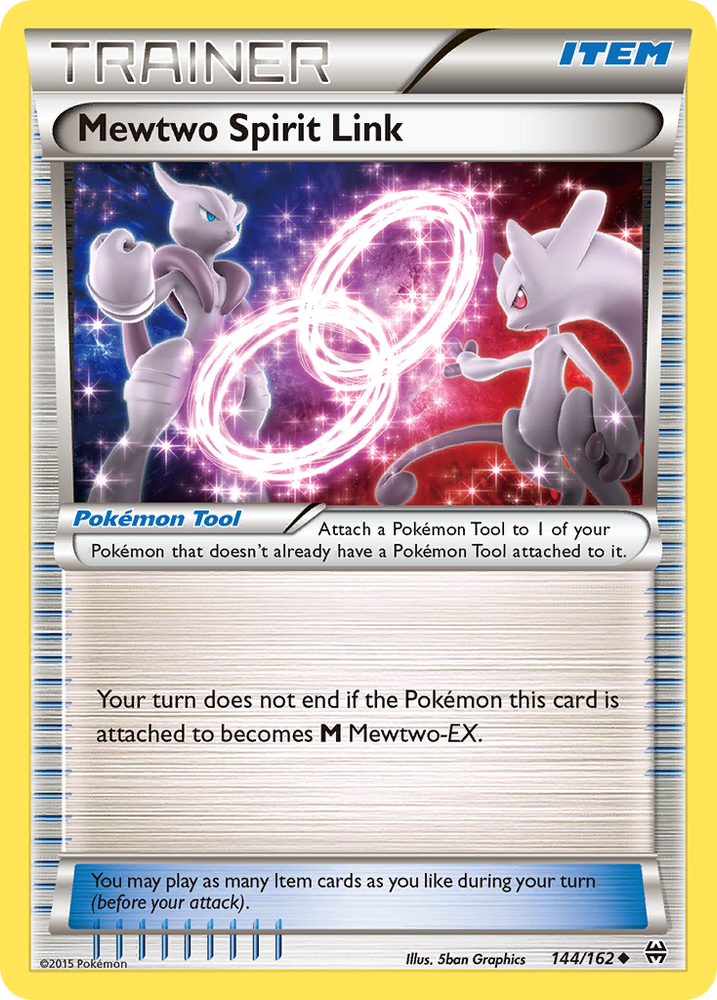 Pokemon | Mewtwo Spirit Link (144/162) [XY: BREAKthrough] | The Nerd Merchant