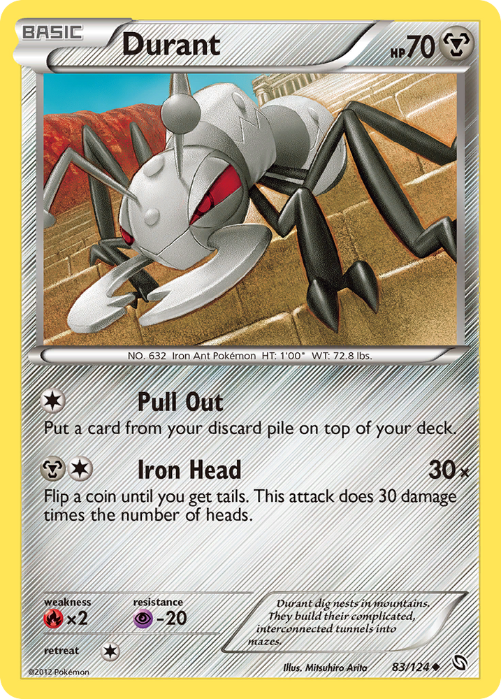 Pokemon | Durant (83/124) [Black & White: Dragons Exalted] | The Nerd Merchant