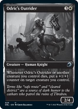 Magic | Odric's Outrider [Innistrad: Double Feature] | The Nerd Merchant