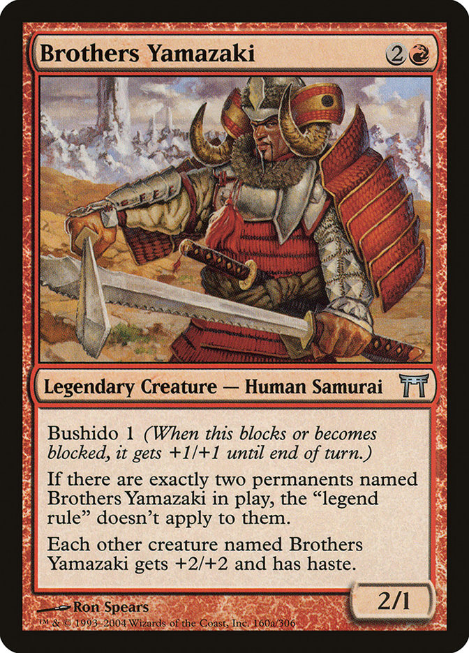 Magic | Brothers Yamazaki (160a/306) [Champions of Kamigawa] | The Nerd Merchant