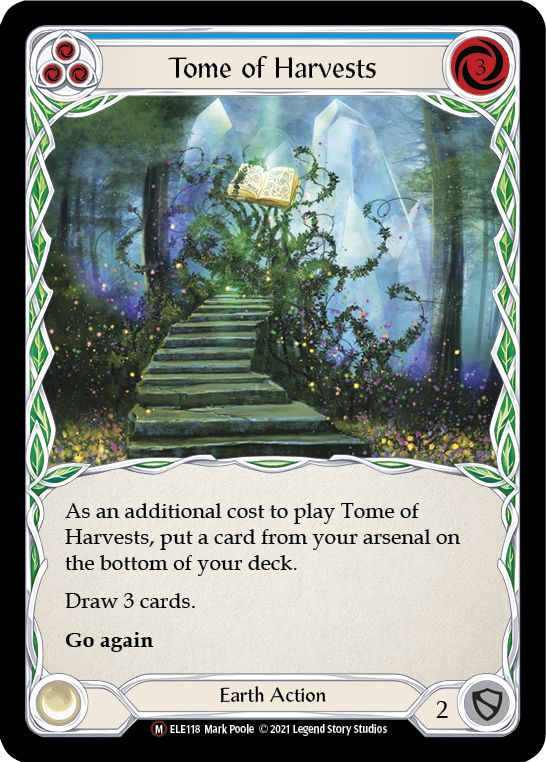 Flesh and Blood TCG | Tome of Harvests [U-ELE118] (Tales of Aria Unlimited)  Unlimited Rainbow Foil | The Nerd Merchant