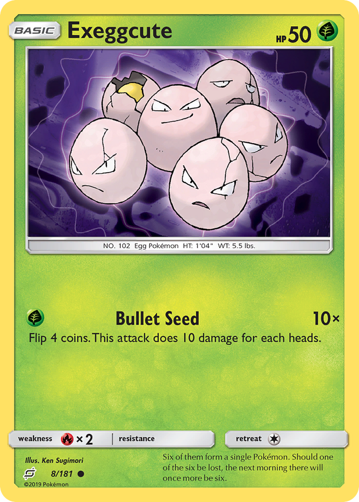 Pokemon | Exeggcute (8/181) [Sun & Moon: Team Up] | The Nerd Merchant