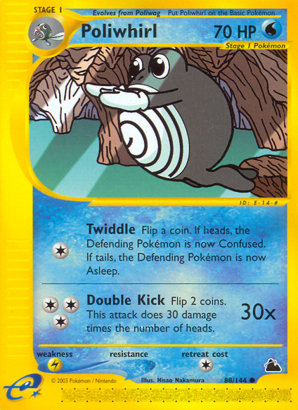 Pokemon | Poliwhirl (88/144) [Skyridge] | The Nerd Merchant