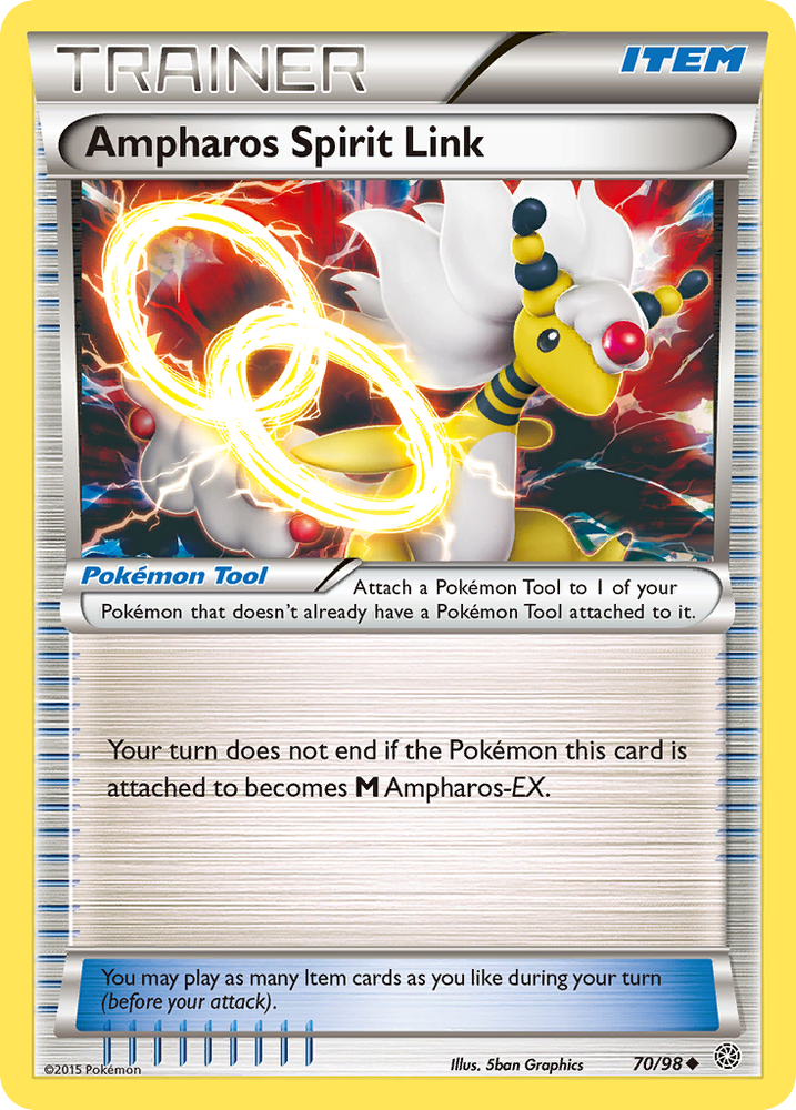 Pokemon | Ampharos Spirit Link (70/98) [XY: Ancient Origins] | The Nerd Merchant
