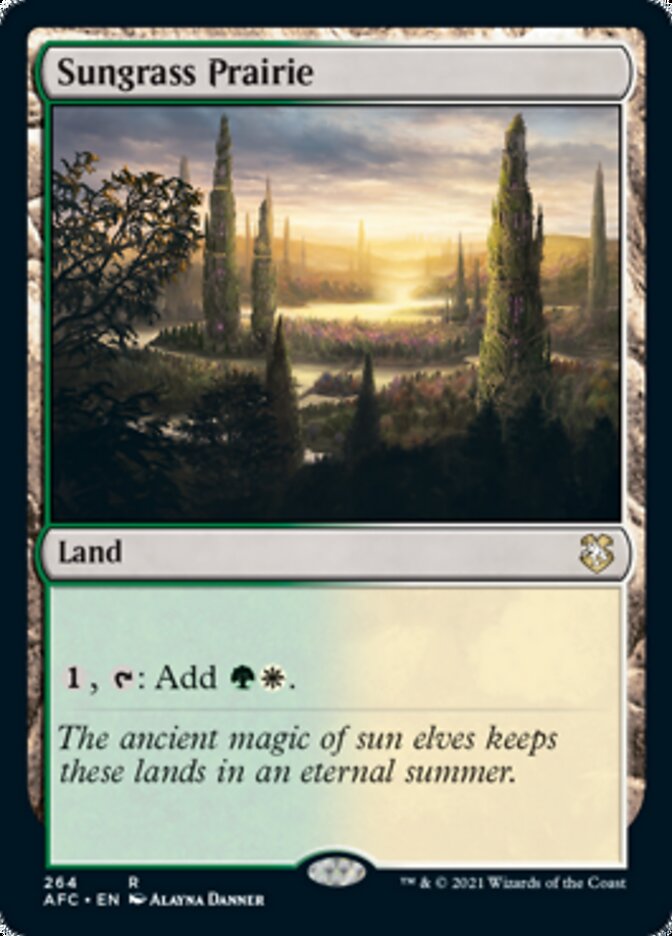 Magic | Sungrass Prairie [Dungeons & Dragons: Adventures in the Forgotten Realms Commander] | The Nerd Merchant