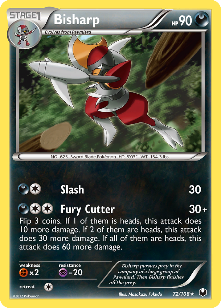 Pokemon | Bisharp (72/108) [Black & White: Dark Explorers] | The Nerd Merchant