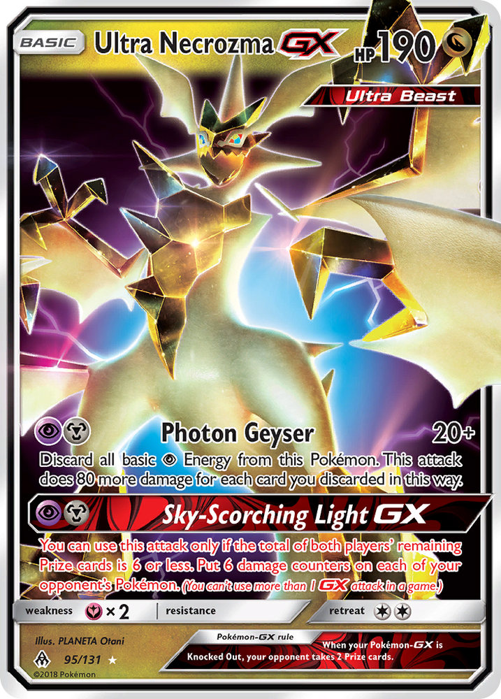 Pokemon | Ultra Necrozma GX (95/131) [Sun & Moon: Forbidden Light] | The Nerd Merchant