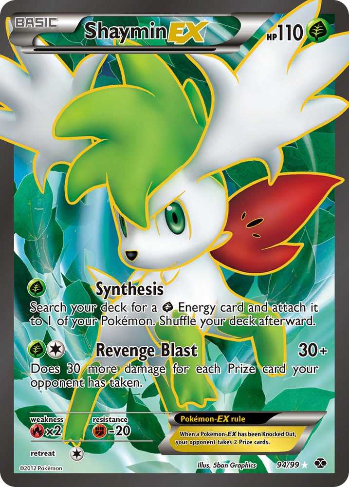 Pokemon | Shaymin EX (94/99) [Black & White: Next Destinies] | The Nerd Merchant