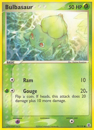 Pokemon | Bulbasaur (55/112) [EX: FireRed & LeafGreen] | The Nerd Merchant